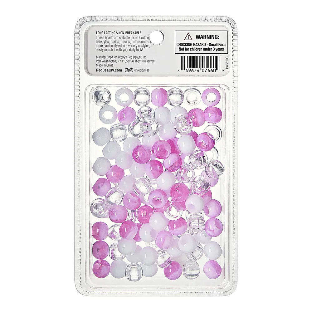 RED by KISS X-Large Hair Beads (100pcs) - Image 25