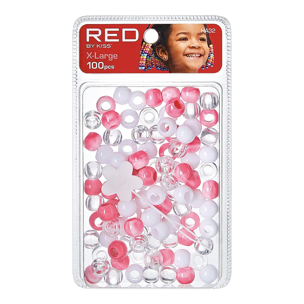 RED by KISS X-Large Hair Beads (100pcs) - Image 7
