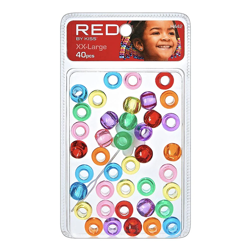 RED by KISS XX-Large Hair Beads (40pcs) - Image 5